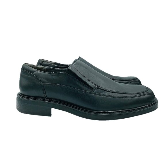 Dockers Shoes Mens Size 10 M Black Leather Slip On Dress...